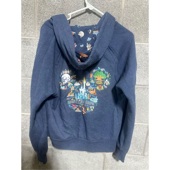 Disney Blue Hoodie with Character Print - Picture 4 of 4